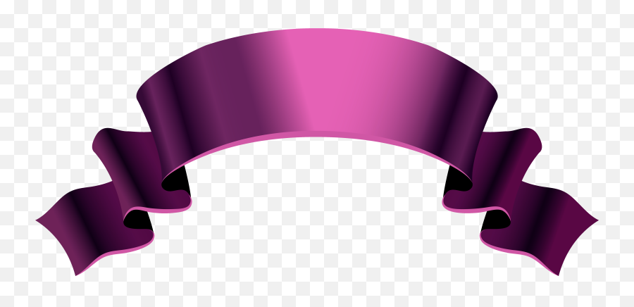 Clipart Banner Pink Ribbon - Purple U0026 Gold Ribbon Png Transparent Green Ribbon Banner,Gold Ribbon Transparent Background