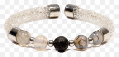 Volcanic Jewelry - Dragon Agate Lava And Original Rhinestone Isau0026oli Concept Stor Bracelet Png,Rhinestone Png