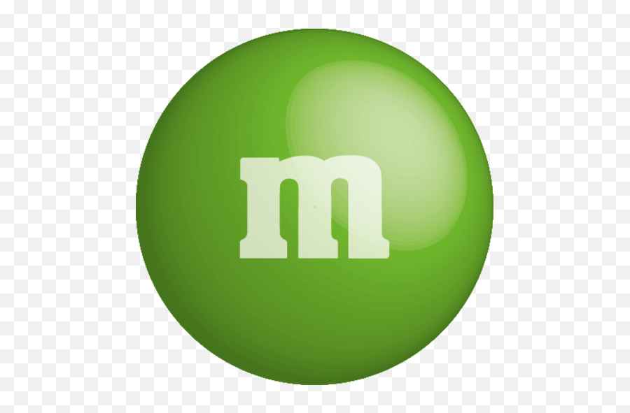 Chocolate Color Colour Green Mu0026m Icon - Blue Png,M Png