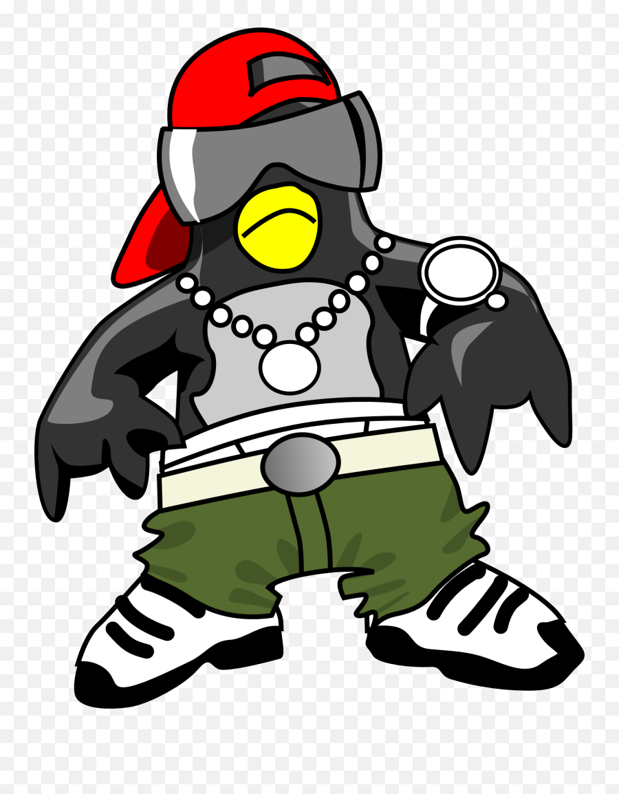 Penguin Bird Cool - Hip Hop Penguin Png,Cool Png Pictures