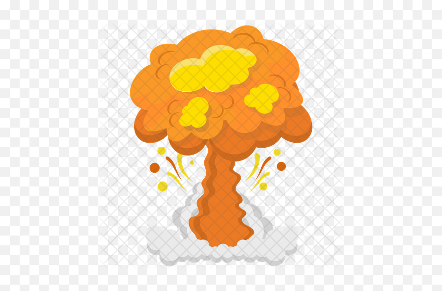 Atomic Bomb Icon Of Flat Style - Illustration Png,Atomic Bomb Png