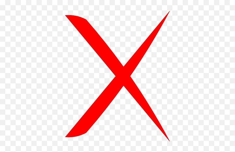 Cross Out Png 5 Image - Red X,Cross Out Png