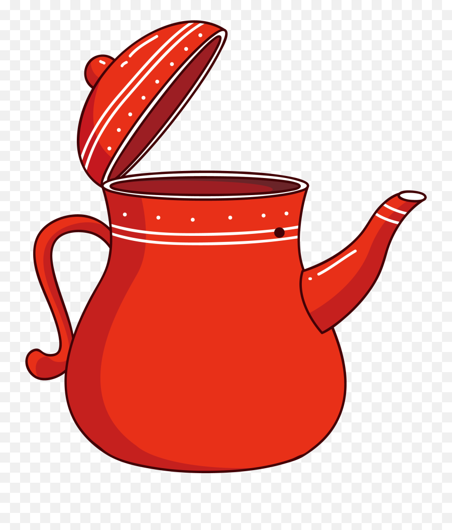 Tea Kettle Euclidean Vector - Teapot Cartoon Png,Tea Kettle Png