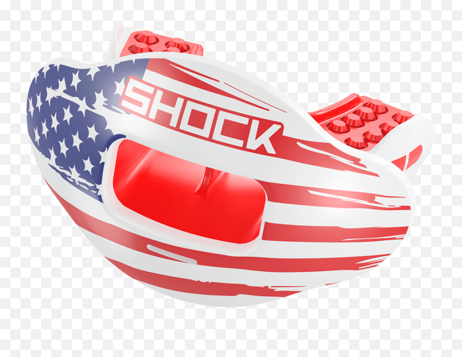 Shock Doctor Max Airflow 20 Lip Guard Usa Flag - American Football Mouth Guard Png,Usa Flag Png