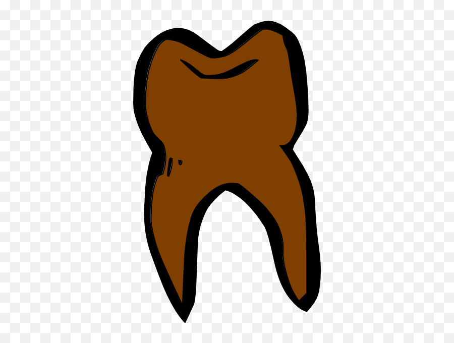 Download Hd Images Of A Tooth Clipart - Bad Teeth Cartoon Brown Teeth Clipart Png,Tooth Clipart Png