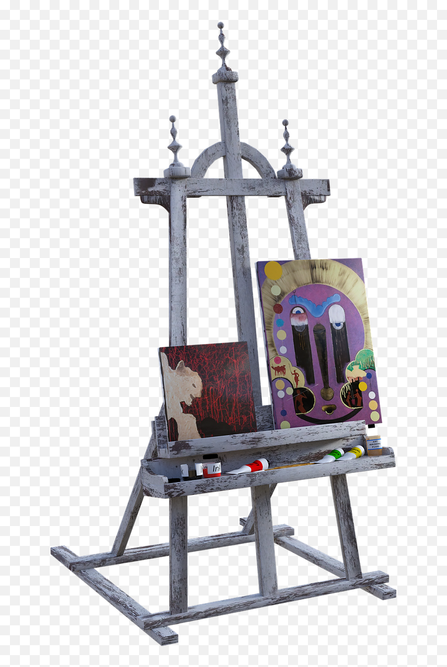 Easel Art Painting - Free Image On Pixabay Caballete De Pintura Antiguo Png,Easel Png