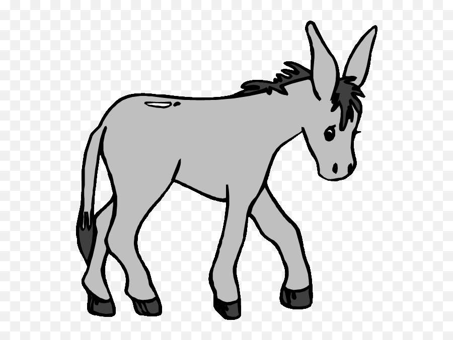 Single Post Horse Love Clip Art Church Crafts - Donkey Clipart Gif Png,Donkey Transparent