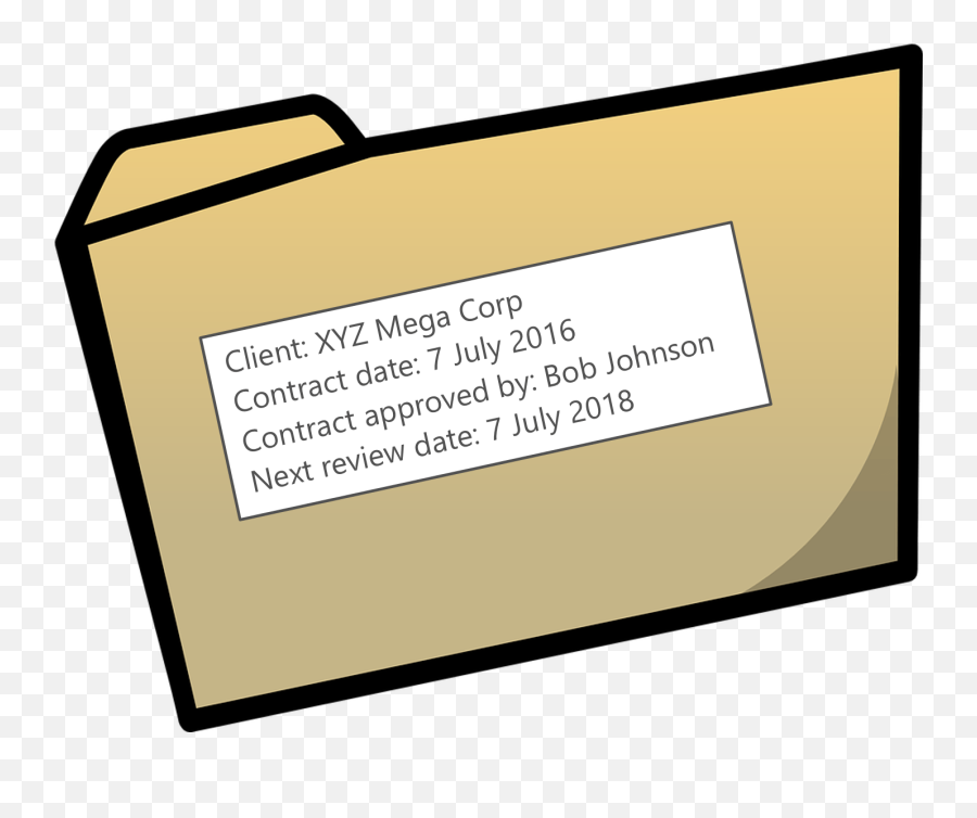 Download Manila Folder With Metadata - Clip Art Png,Manila Folder Png