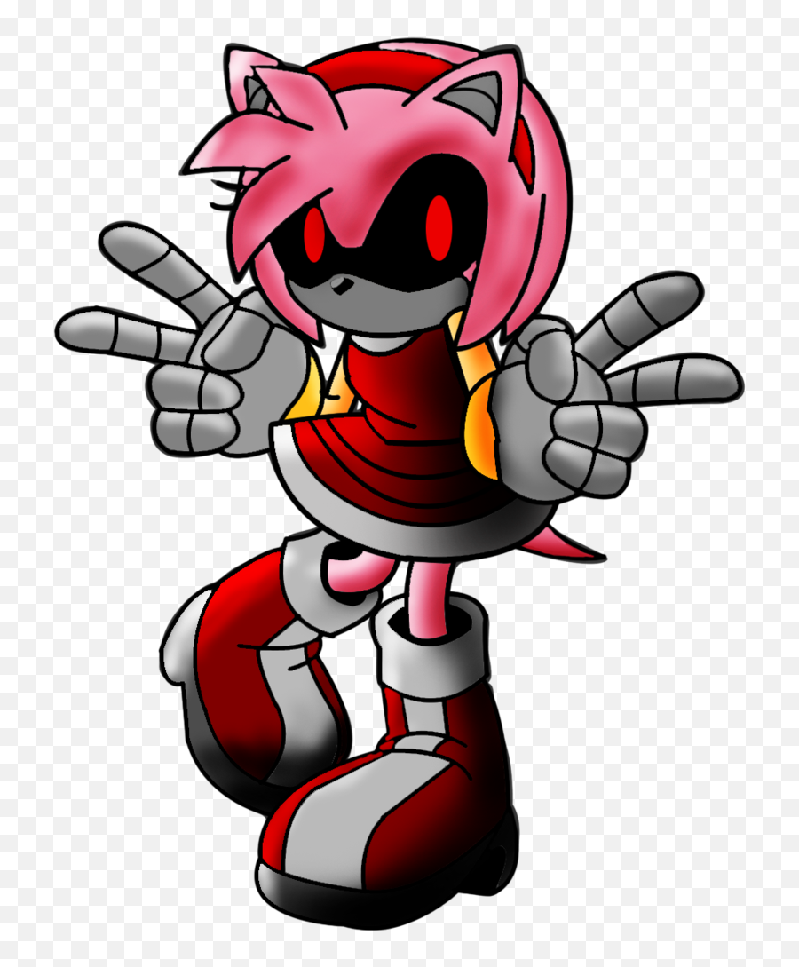 Download Hd Amy - Sonic Amy Roboticized Png,Amy Rose Png