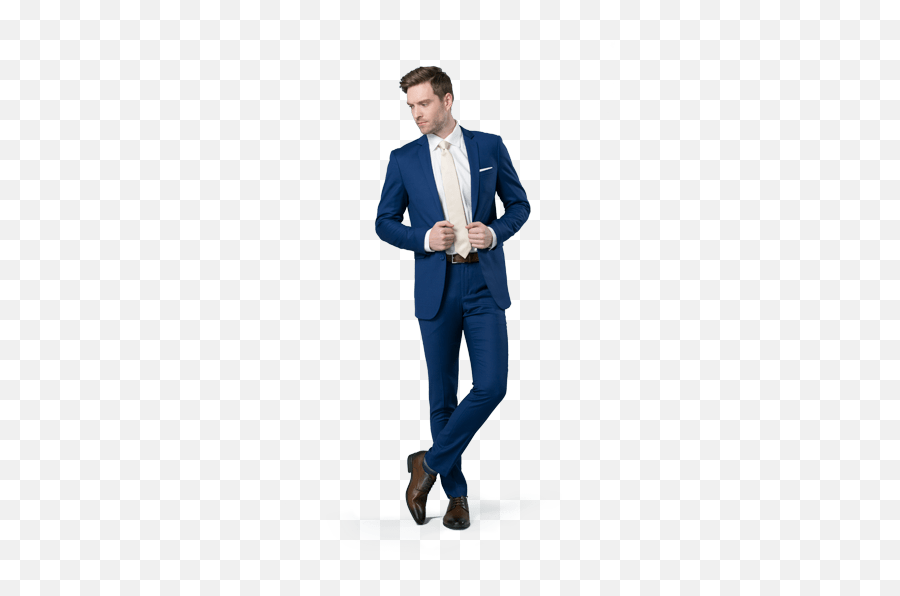 Blue Men Suit Png Transparent Image - Men Suit Png Full Hd,Suit Png