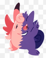 That Old Theory - Gengar Clefable Fusion Png,Gengar Png