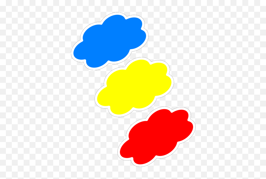 Colored Clouds Png Svg Clip Art For Web - Download Clip Art Clipart Coloured Clouds,Clouds Png