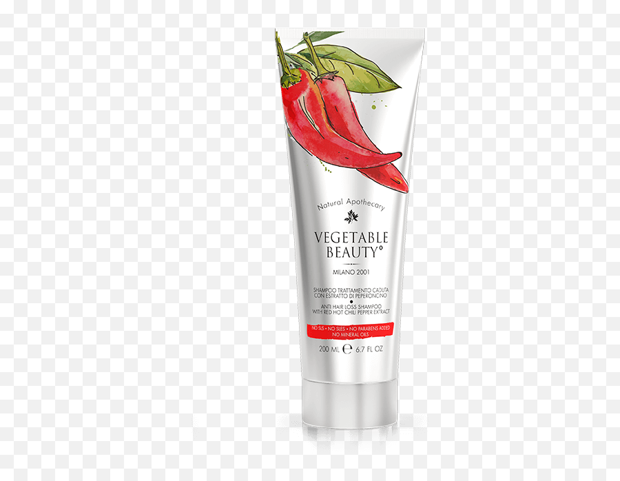 Anti Hair Loss Shampoo With Red Hot Chili Pepper Extract Png