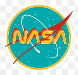 Nasa Retro Sticker Laptop Skateboard Stickers - Nasa Retro Sticker Png,Squidward Dab Png
