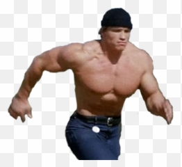 Running Arnold Schwarzenegger - Man With A Time Machine Meme Png,Arnold Schwarzenegger Png
