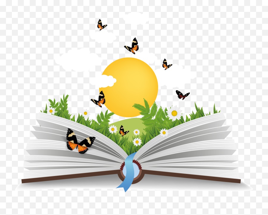 Download Vector Open Book Hand - Clipart Open Book Png,Open Book Clipart Png