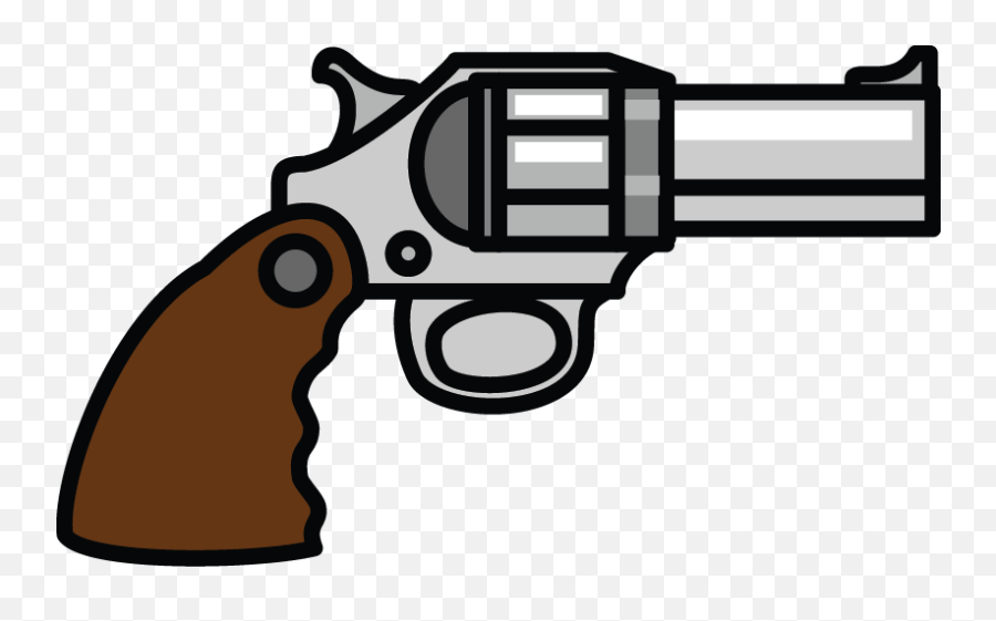 Gun Clipart Transparent Background - Gun Clipart Png,Revolver Transparent Background