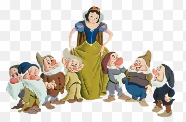7 Nani E Biancaneve Png Image With No - Blanche Neige Et 7 Nains,Nani Png