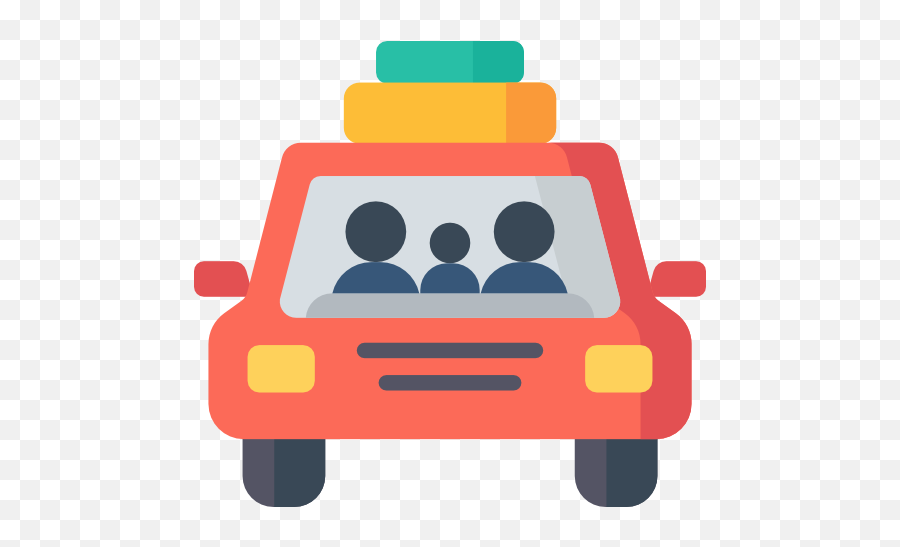 Family Car - Car Icon With Family Png,Car Png Icon