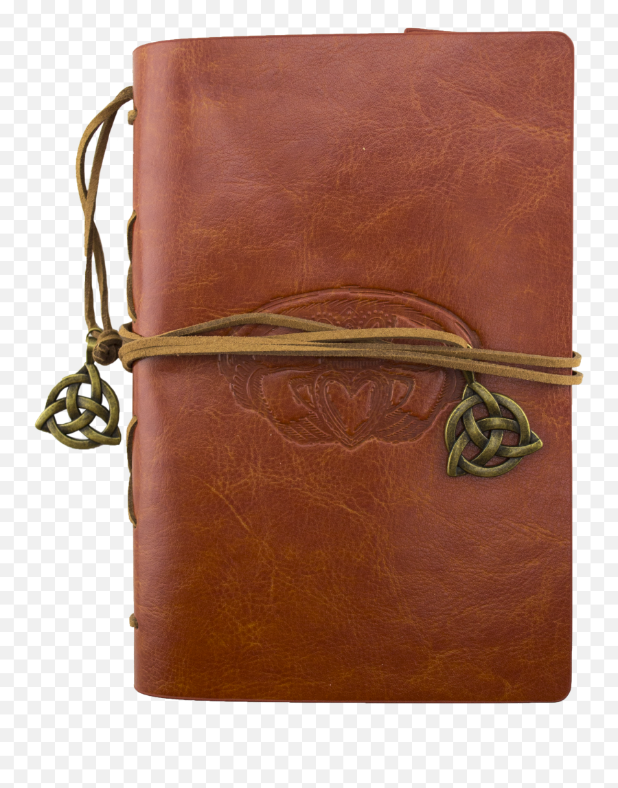 Antique Dark Brown Leather Journal - Solid Png,Diary Png