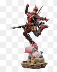 Deadpool Deluxe Art Scale Statue By Iron Studios - 1 10 png