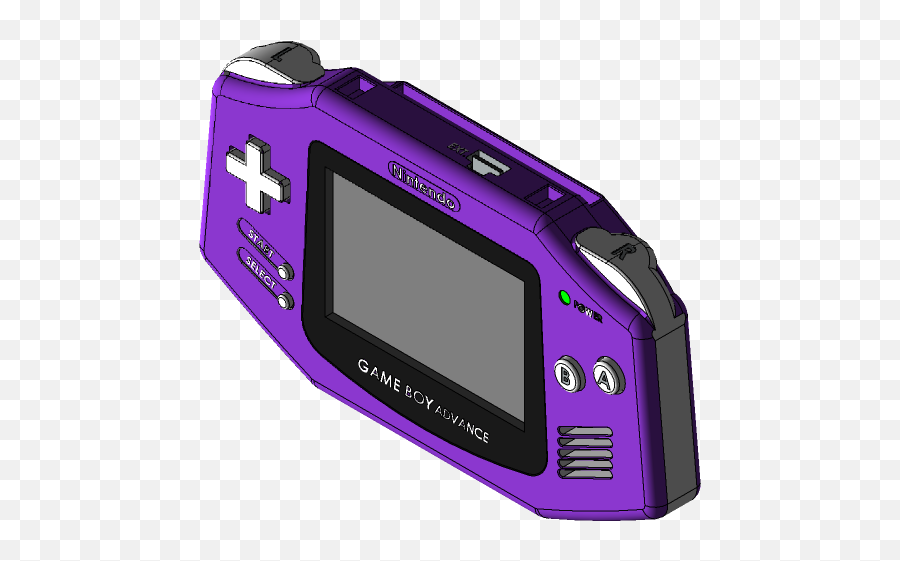 Gameboy Advance 3d Cad Model Library Grabcad - Portable Png,Gameboy Advance Png