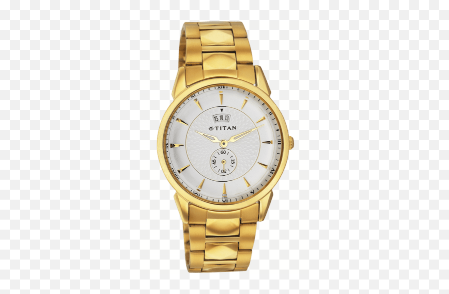 Titan Gents Regallia Watch - Nf1521ym01 Solid Png,Gold Watch Png