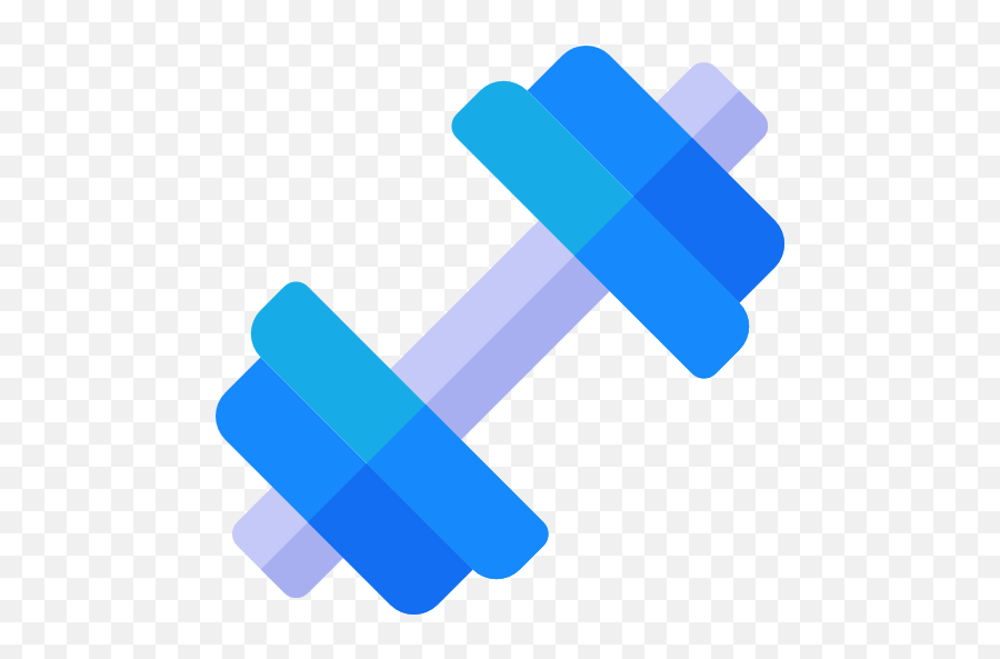 Dumbbell - Blue Dumbbell Icon Png,Dumbbell Icon Png