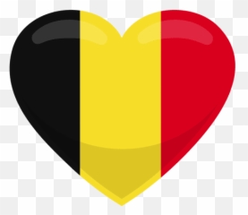 Transparent Png Svg Vector File - Belgium Heart Flag Png,Belgium Flag Png