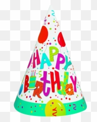 Party Hat Clipart K Birthday Hats Sorg Transparent Png - PNGWIDE