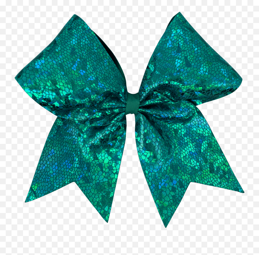 Download Teal Cracked Ice I Love Cheer Hair Bow - Gift Portable Network Graphics Png,Hair Bow Png