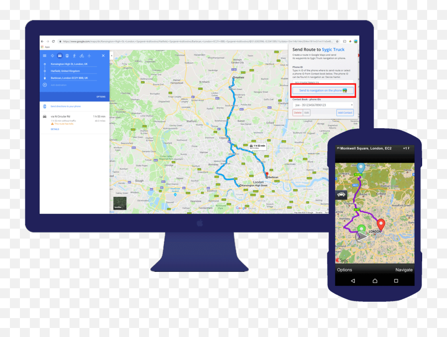 Truck - Sygic Bringing Life To Maps App Navigation Google Maps Png,Orange Car Icon Google Maps