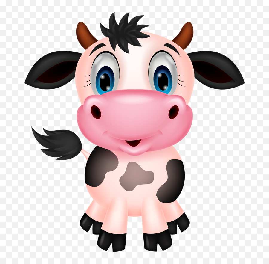 Download Hd Cute Cow Png - Caricatura Imagenes De Vacas,Vaca Png