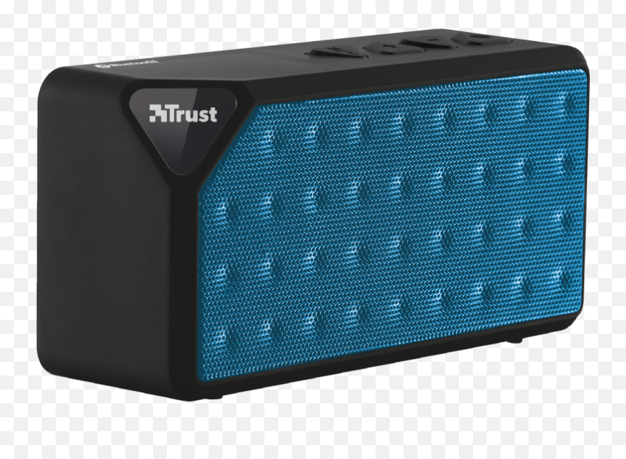 Trustcom - Yzo Wireless Bluetooth Speaker Blue Sound Box Png,Display Volume Icon Vista