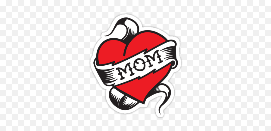 Love Mom Heart Tattoo Png - Love Mom Tattoo Png,Heart Tattoo Png