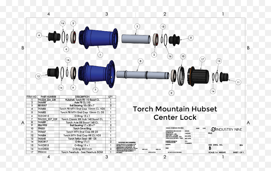 Industry Nine - Torch Product Support Industry Nine Hub Bearings Png,Exploded View Icon