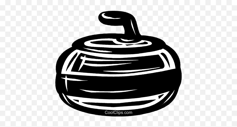 Curling Rock Royalty Free Vector Clip Art Illustration - Clip Art Curling Rock Png,Rock Clipart Transparent