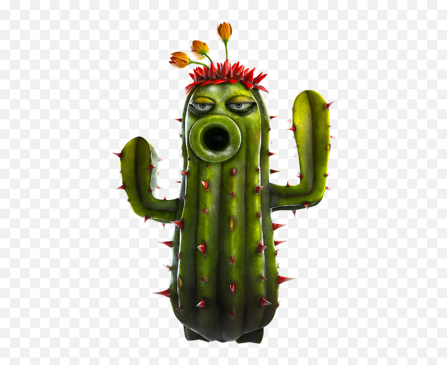 Download Plants Vs Zombies Garden Warfare Png Image Hq - Pvz Gw2 Cactus Png,Popcap Icon