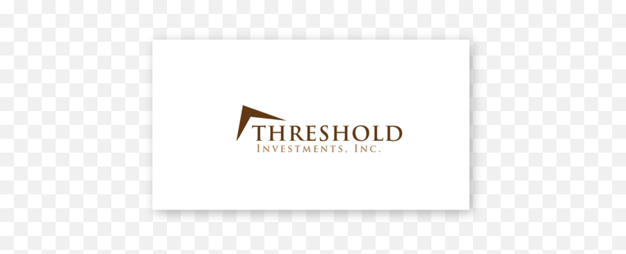Logo For Threshold Investments By Bethantonakos - Horizontal Png,Threshold Icon