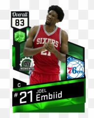 Mtdb Nba 2k17 - Darius Miles Nba 2k Png,Joel Embiid Png