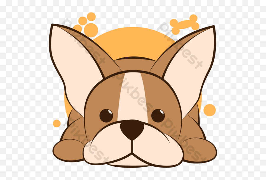 Color Cartoon - Illustration Png,Bull Dog Icon