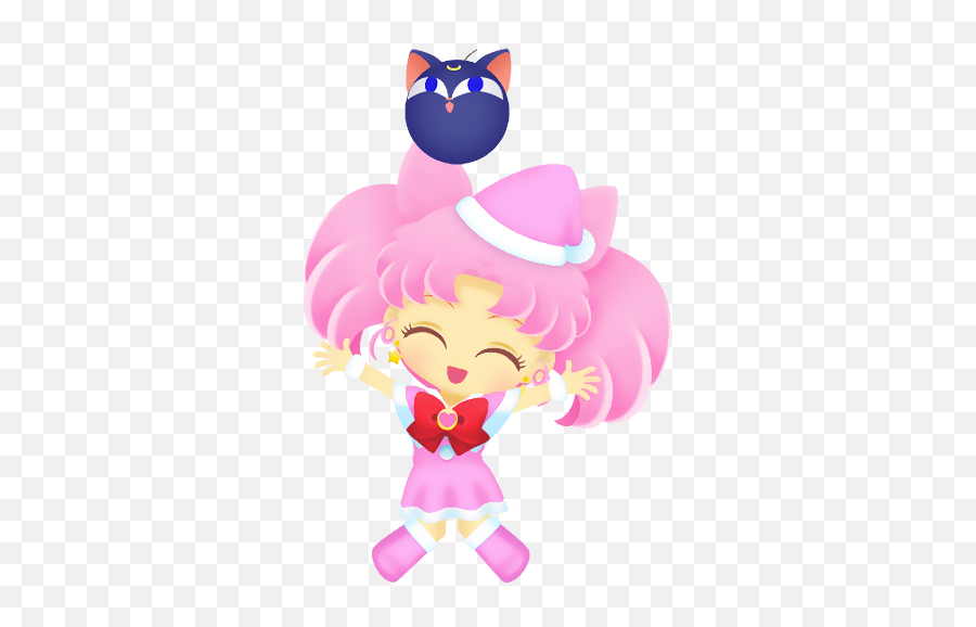 Sailor Moon Drops Chibiusa Santa - Sailorsoapboxcom Png,Chibiusa Sailor Moon Icon