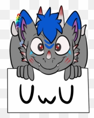 Telegram Sticker Cm - Uwu By Hielodogwolf Fur Affinity Png,Uwu Png