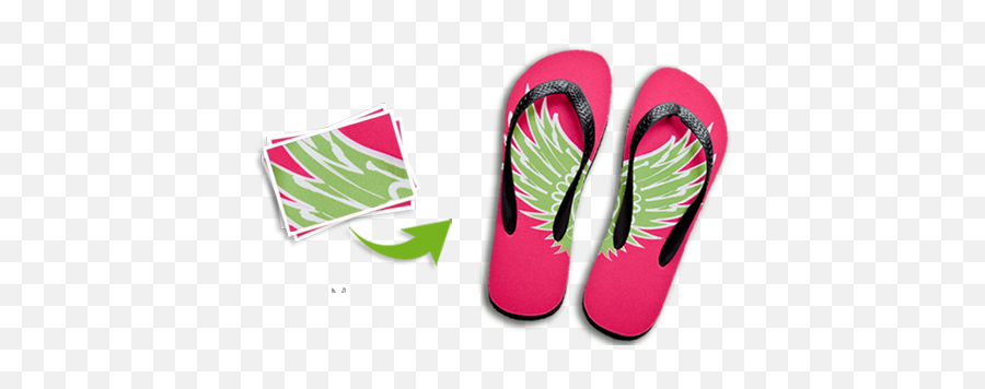 Custom Womens Flip Flops Printed With Your Design Myflipflops Png