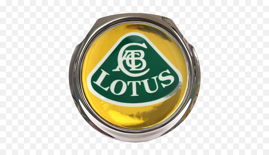 Lotus Yellow Car Grille Badge With - Lotus Car Logo Png,Lotus Car Logo