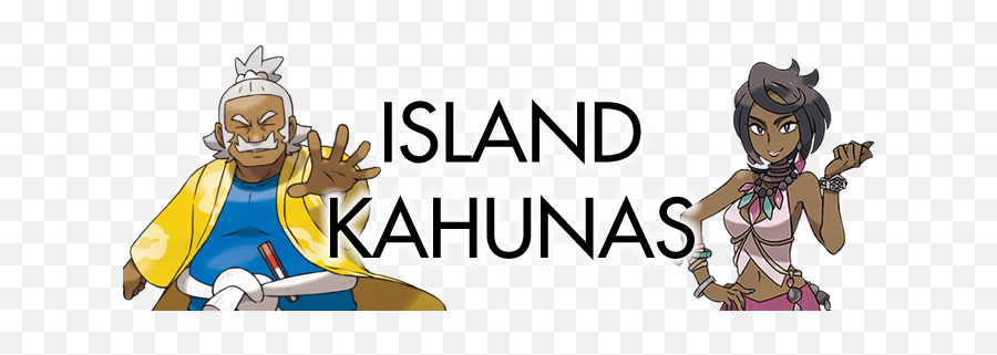 Pokemon Ultra Sun And Moon Island Kahunas - Ultra Sun Kahuna Pokemon Png,Pokemon Ultra Sun And Moon Logo