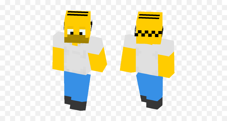 Download Homer Simpson Minecraft Skin For Free - Rick Grimes Minecraft Skin Png,Homer Simpson Png