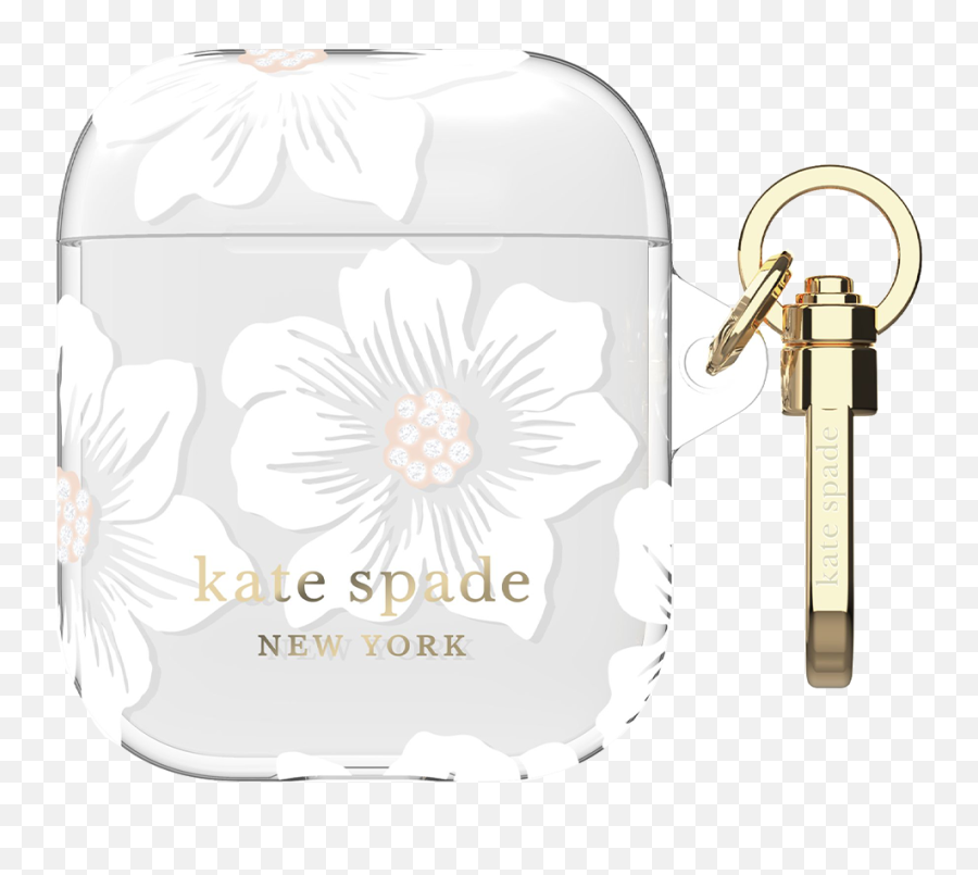 Kate Spade - Flexible Case For Apple Airpods Hollyhock Floral Kate Spade Airpod Case Png,Spade Png