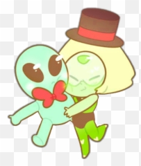 Ftealiens Peridot Peridorito Alien Kawaii Chibi Superid - Cute Peridot Steven Universe Png,Peridot Png