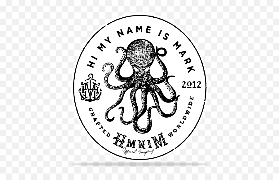 Kraken Logo - Hi My Names Is Mark Logo Png,Octopus Logo